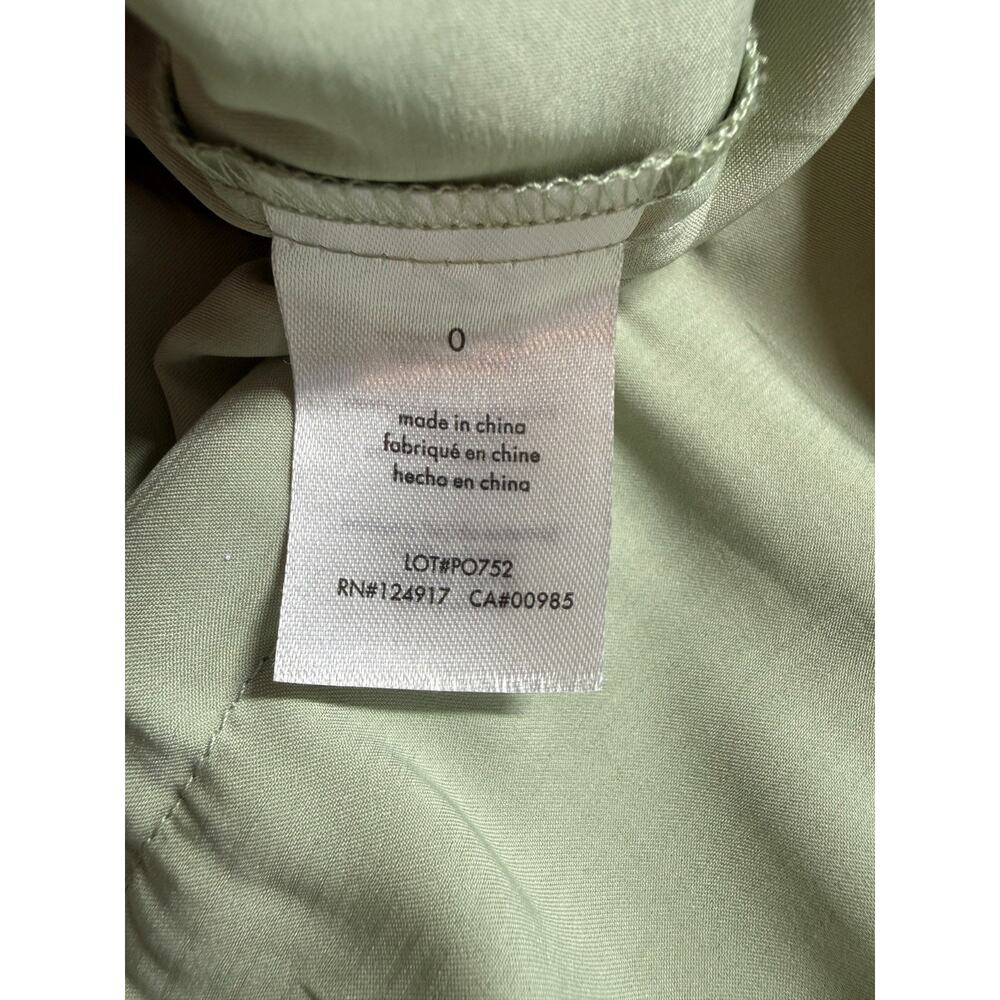 WeWoreWhat Sage Green Satin High-Low Maxi Dress - Picture 13 of 15